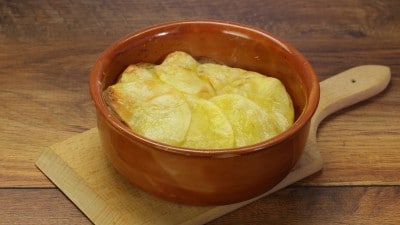 Patate, pancetta e cipolle