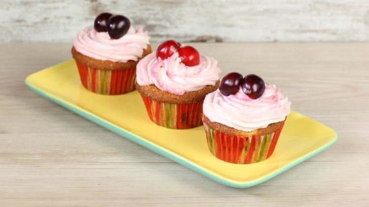 Cupcakes alle ciliegie