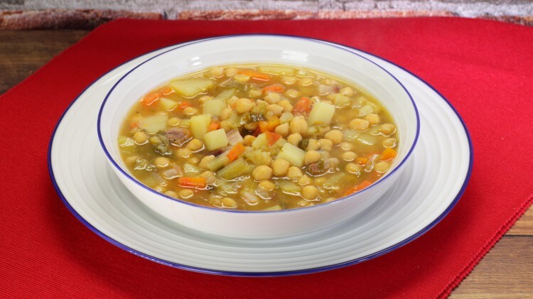 Zuppa di ceci - Sopa de garbanzos