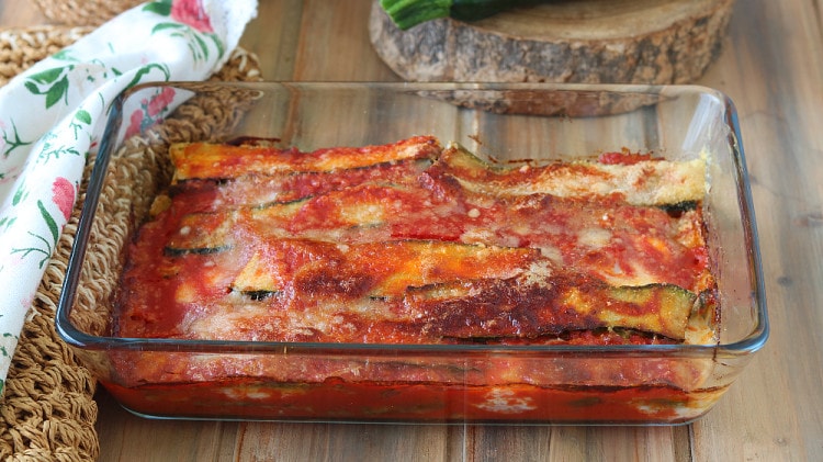 Parmigiana di zucchine leggera