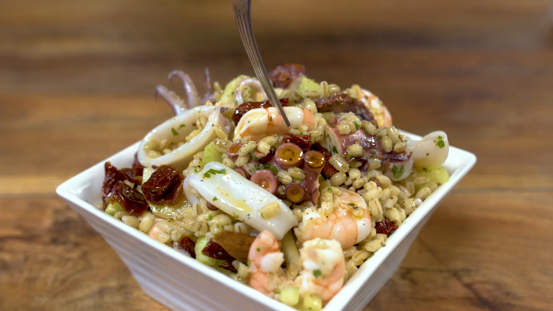 Insalata tiepida di mare con orzo e farro le Vostre ricette Cookaround