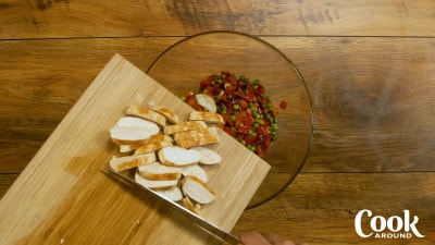 Insalata di orzo con pollo e carote