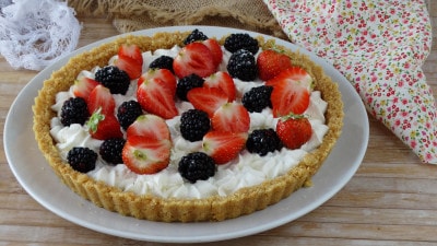 Crostata di frutta senza cottura