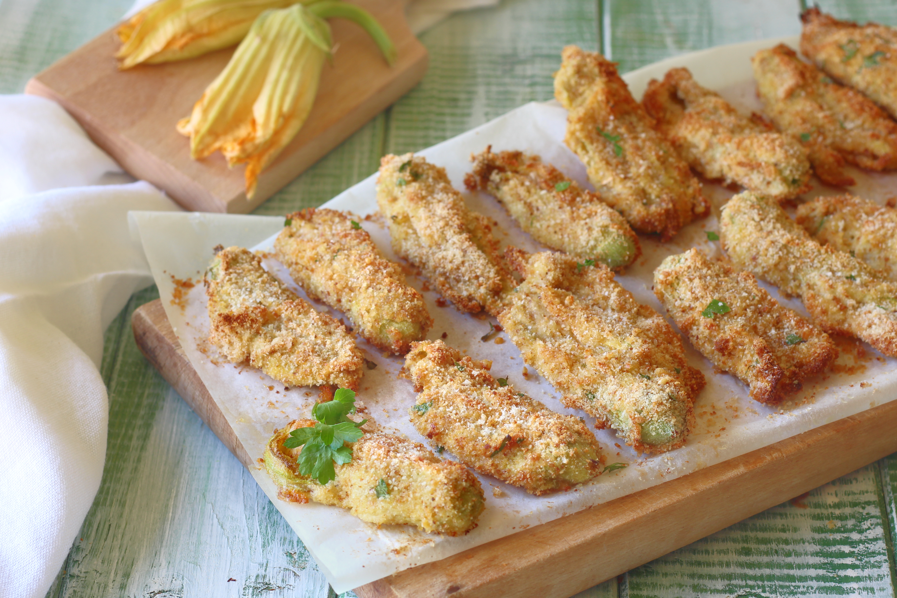 Fiori di Zucca in Friggitrice ad Aria: Croccanti e Leggeri e facili ...