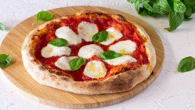 Pizza napoletana con lievito madre