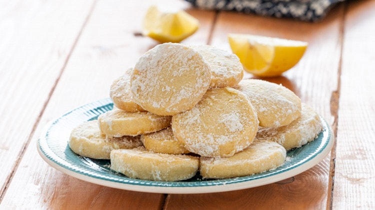 Biscotti al limone inglesi, lemon meltaways