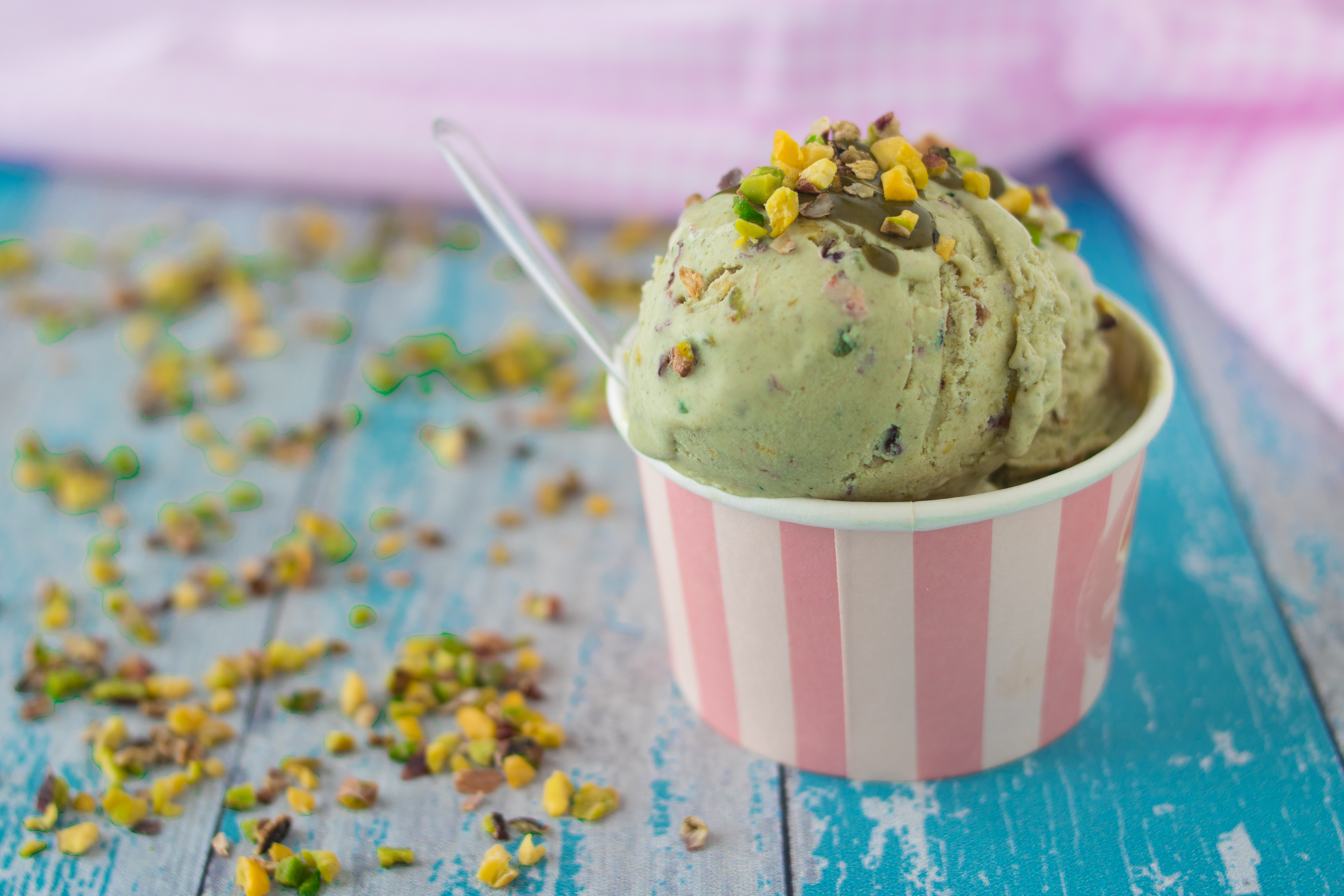 ricetta gelato al pistacchio con gelatiera
