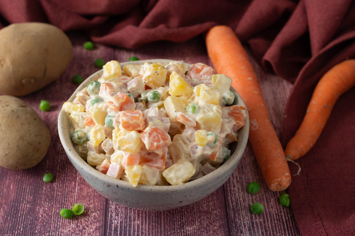 ricetta insalata russa con tonno e giardiniera