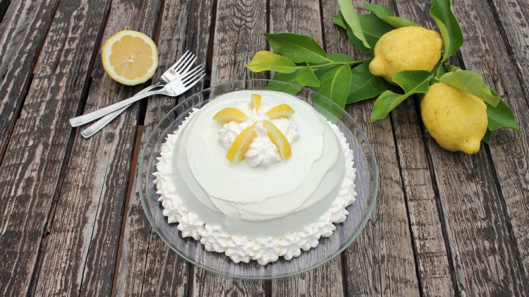 Torta delizia al limone semplice