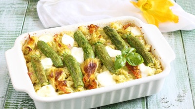 Pasta al forno in bianco