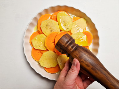 RICETTA CON ZUCCA E PATATE AL FORNO visual data 5