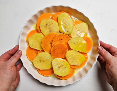 RICETTA CON ZUCCA E PATATE AL FORNO visual data 6