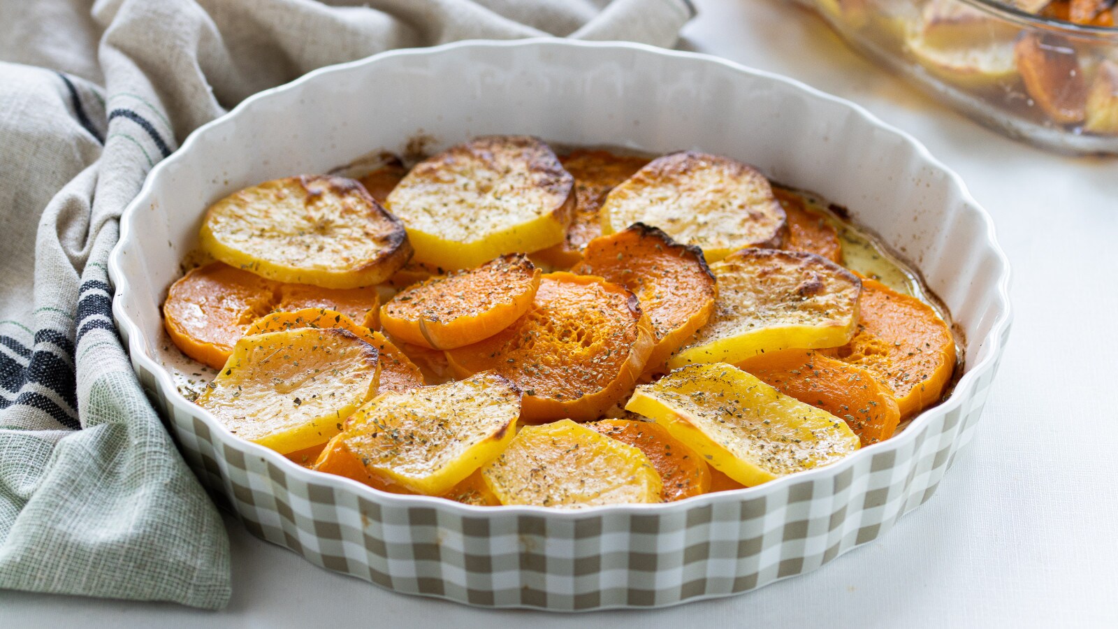 Zucca e patate al forno