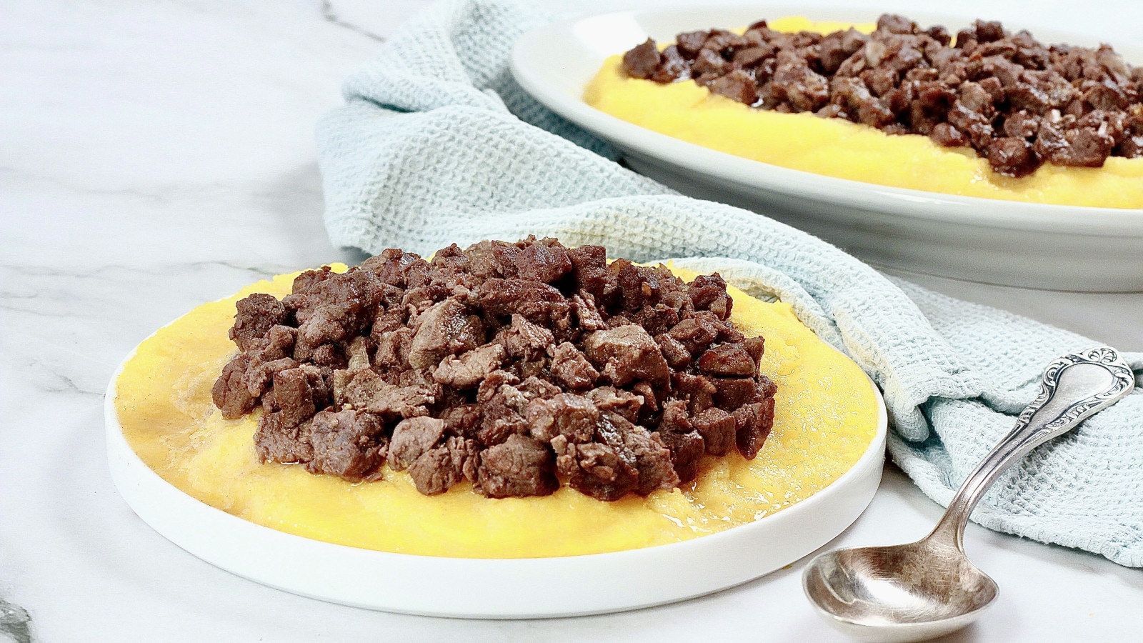 Polenta e bruscitt