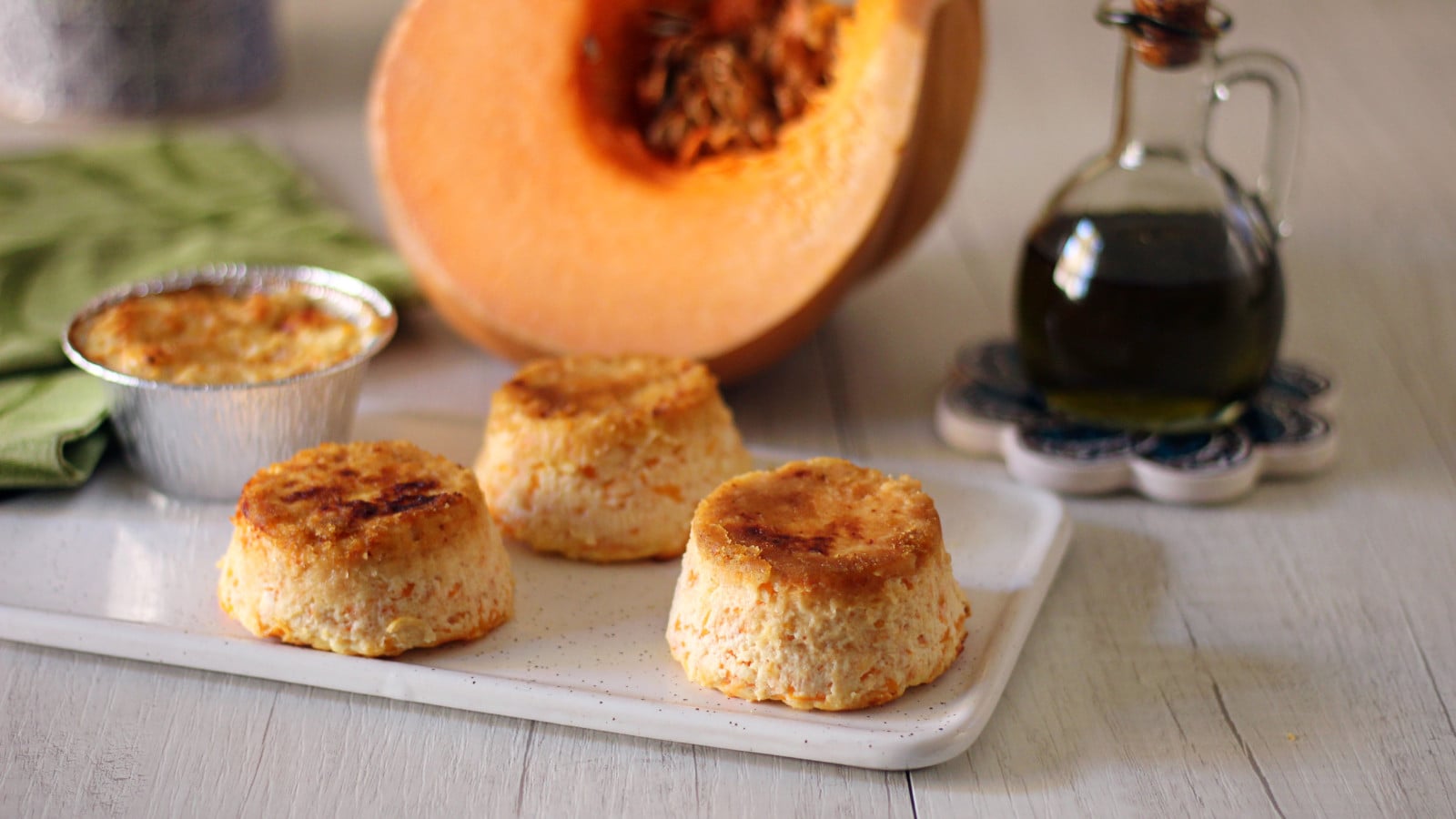 Tortini di zucca e ricotta