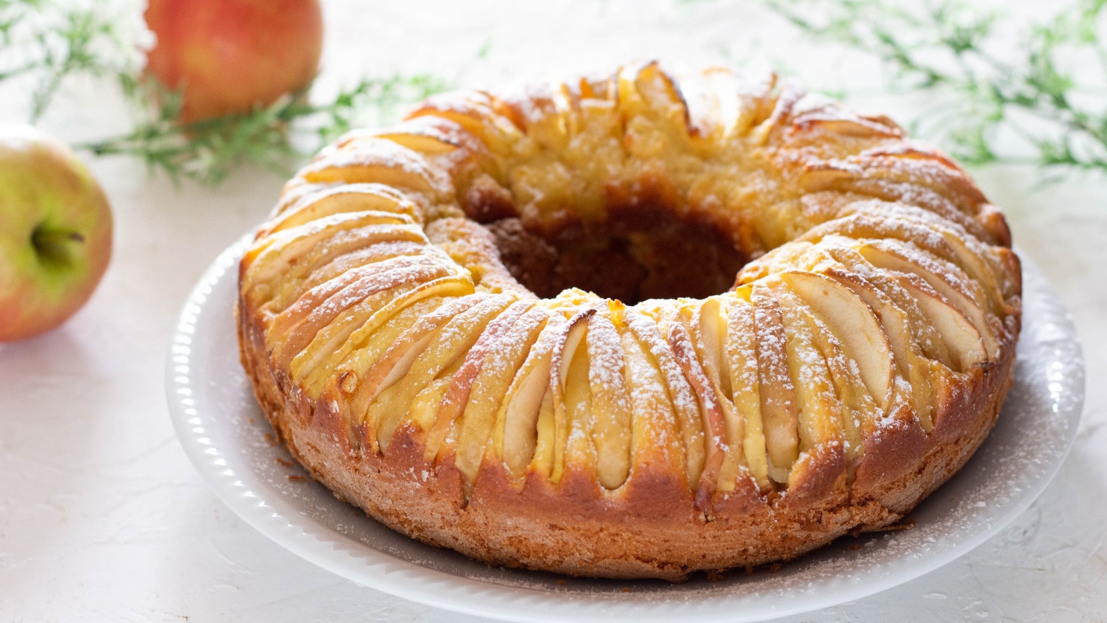 Torta di mele e ricotta