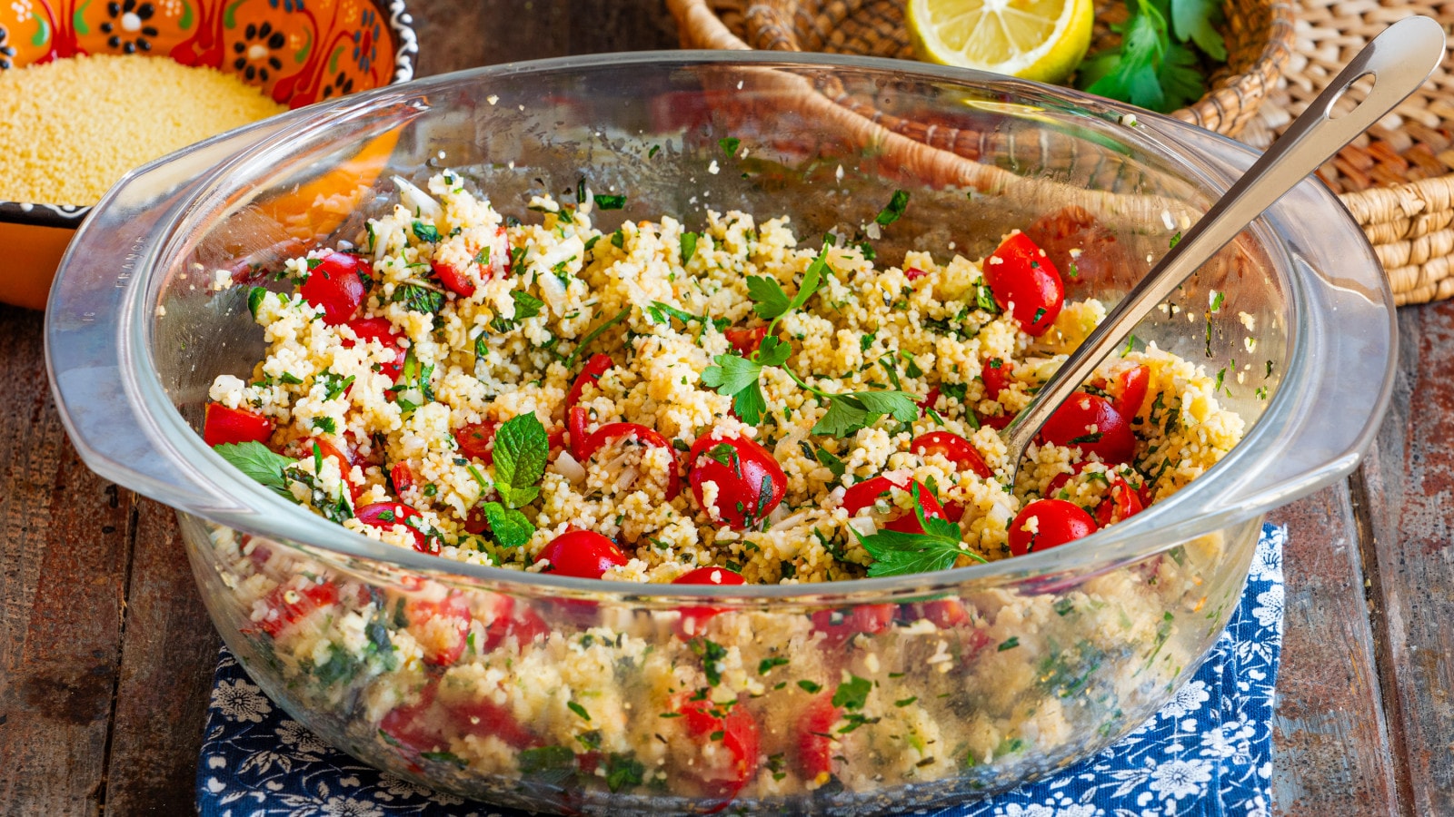 Tabbouleh libanese: insalata di bulgur e menta