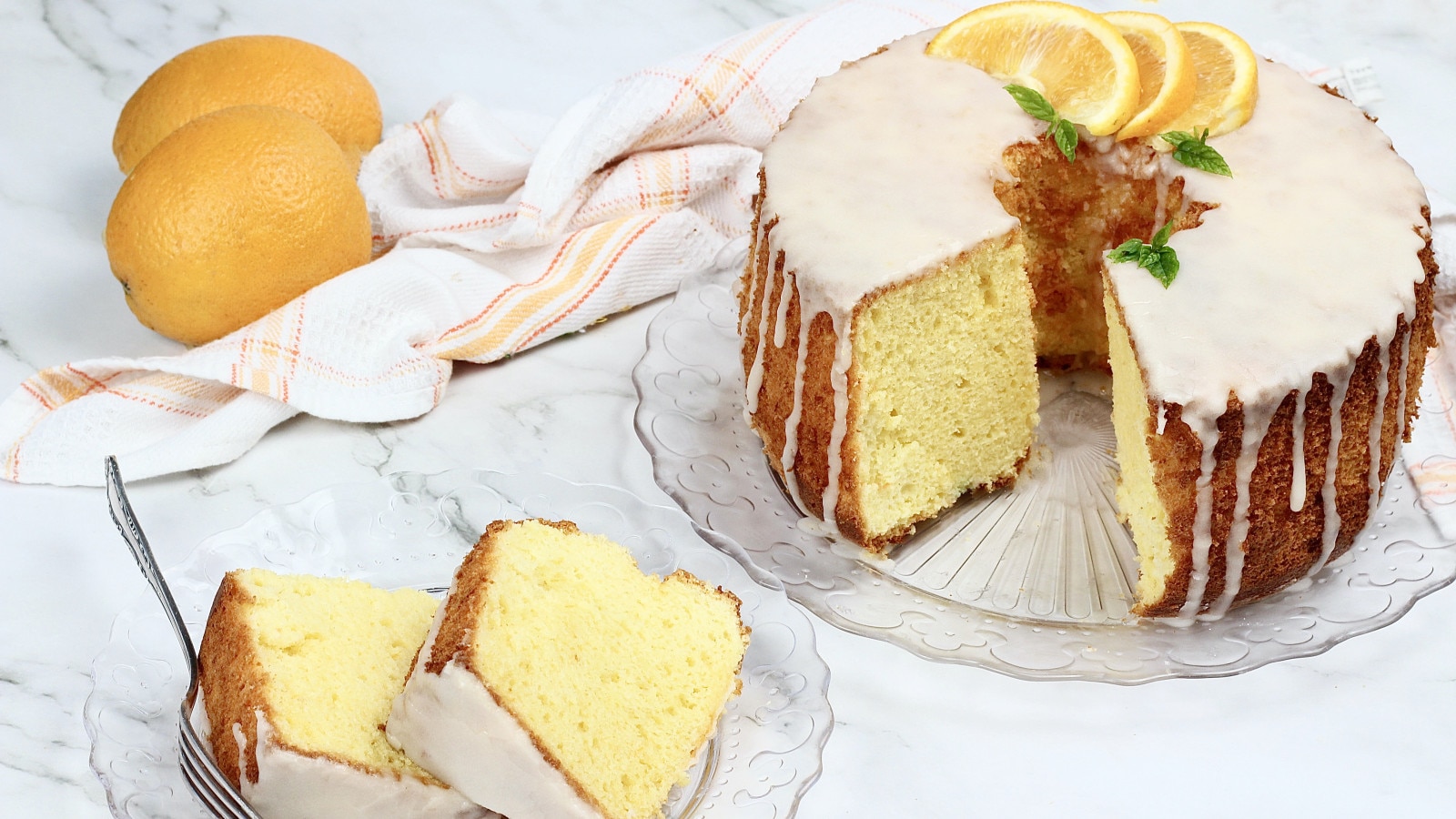 Chiffon cake all’arancia: soffice e profumata come una nuvola