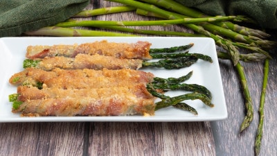 Asparagi in friggitrice ad aria