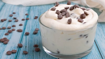 Mousse di ricotta e cioccolato