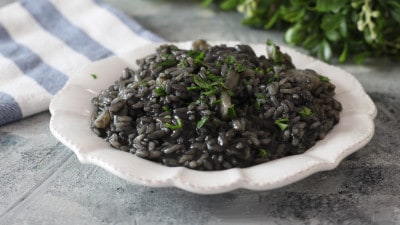 Risotto al nero di seppia