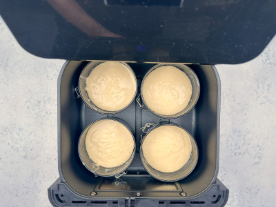 Muffin Friggitrice Ad Aria, Stampo per Uova per Friggitrice Ad Ari, Stampi per Uova ad Acqua in Camicia Confezioni di Pirottini Muffin Riutilizzabili per Budini, Uova, Focaccine, Cupcake, Set di 7