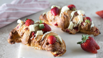 Ricetta crookie fragole e cioccolato bianco