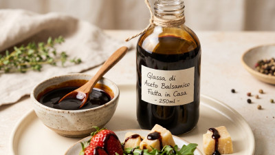 Glassa di Aceto Balsamico Fatta in Casa