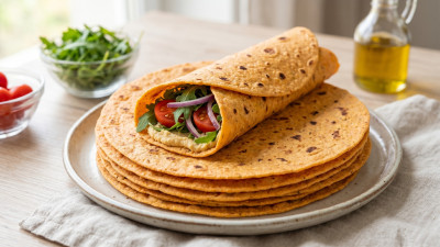 Piadine di lenticchie rosse