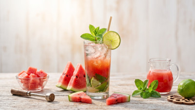 Mojito analcolico all'anguria