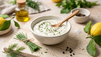 Dressing proteico ai fiocchi di latte