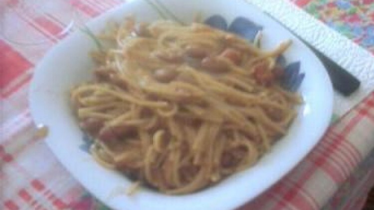 Pasta sminuzzata e fagioli