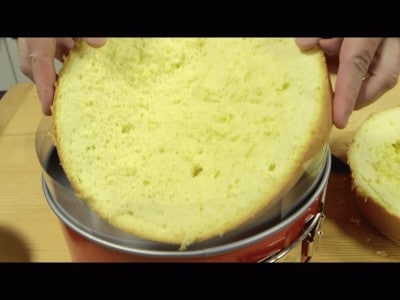 Torta con crema al mascarpone e Nutella