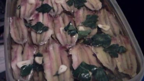 Alici marinate a modo mio