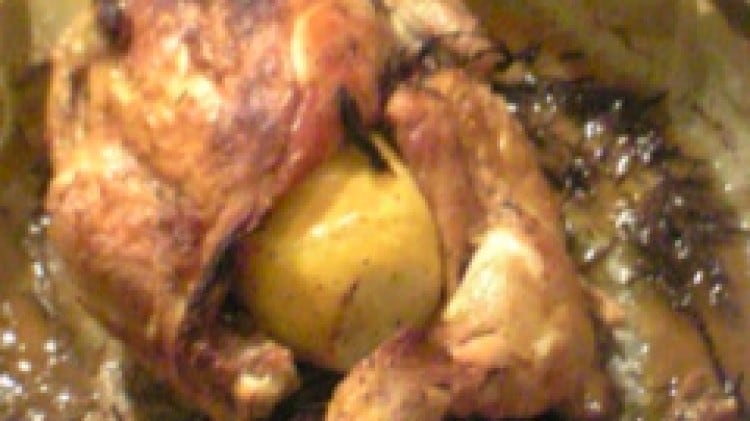 Pollo al limone al forno