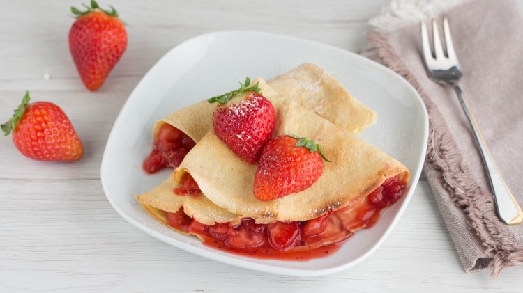 Crepes alle fragole