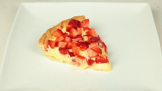 Crostata di crema e fragole