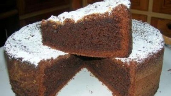 Torta morbida al cioccolato e caffé