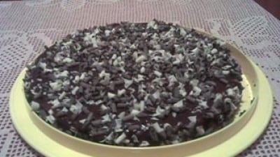 Torta fredda con crema al cioccolato