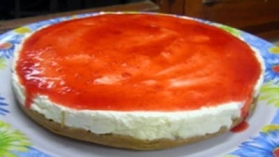 Cheesecake freddo ai frutti rossi