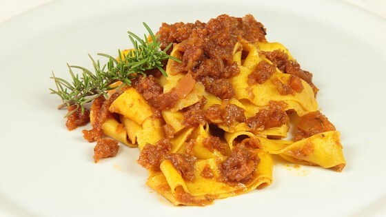 Pappardelle al sugo di stracotto