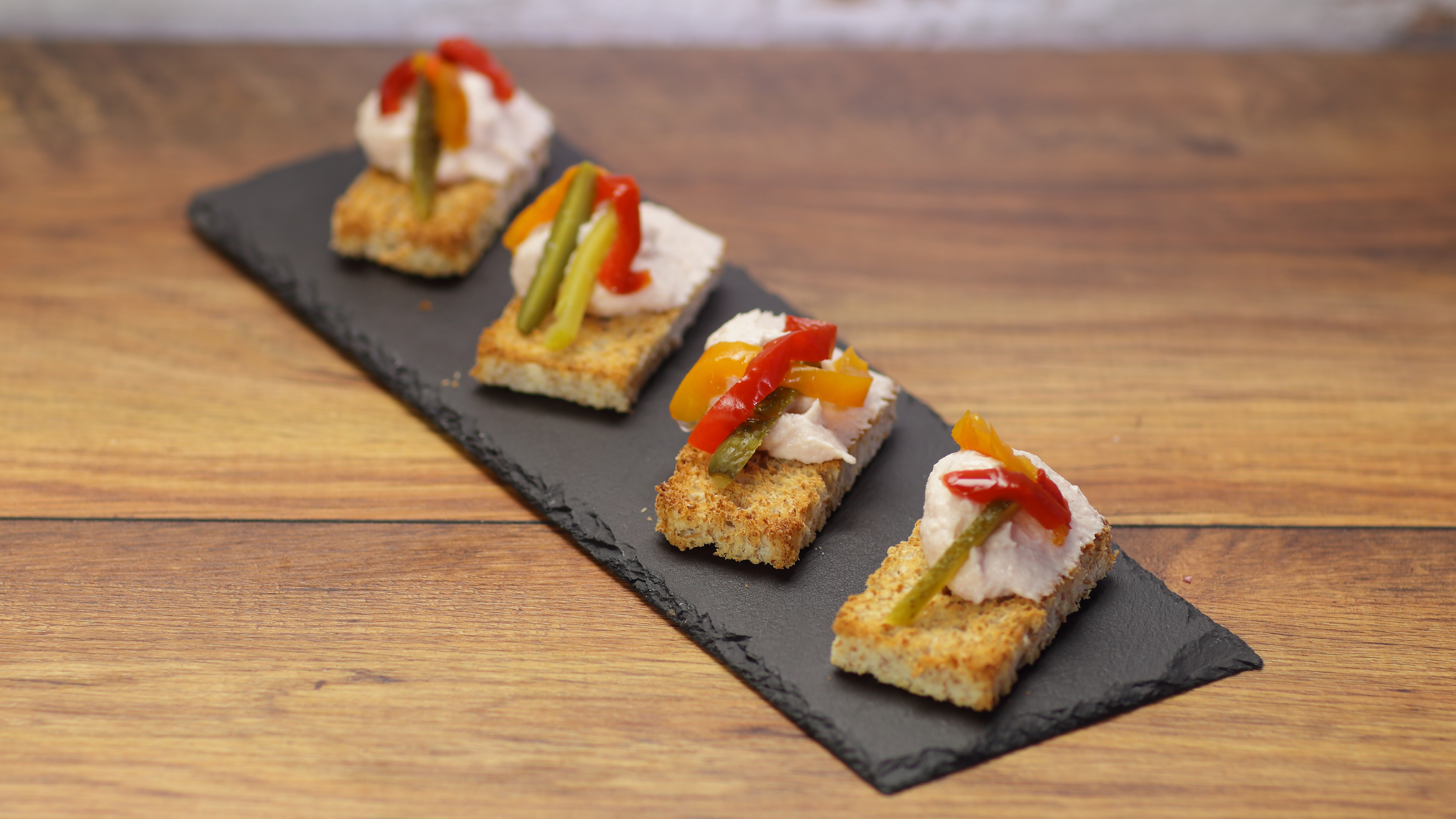 mousse di ceci per crostini