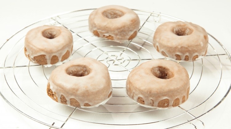 Doughnut al cioccolato al forno