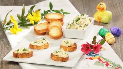 Crostini di baccalà mantecato