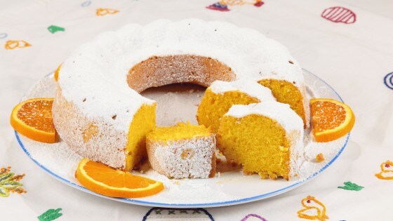 Casatiello dolce all'arancia