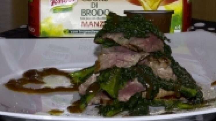 Filetto di scottona con cavolo nero e crema di Cuore