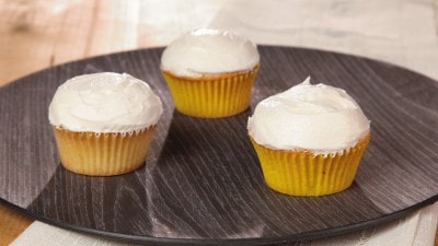 Cupcakes al limone glassati