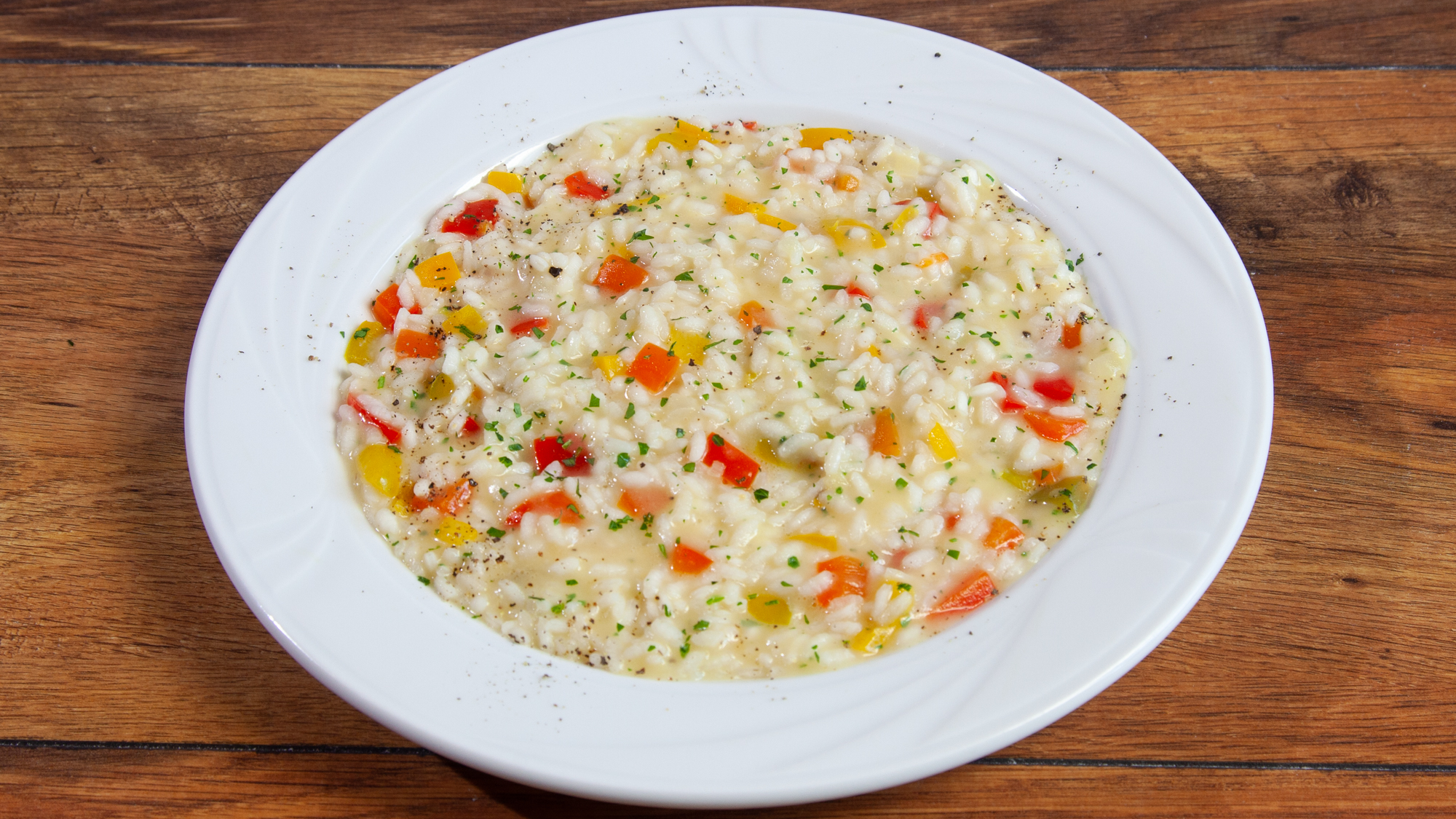 Risotto alla vogherese con peperoni ricetta regionale | Cookaround