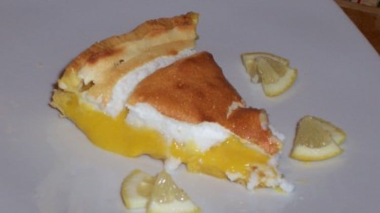 Crostata meringata con crema al limone