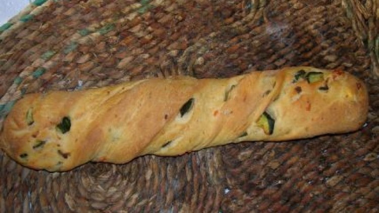 Baguette con verdure